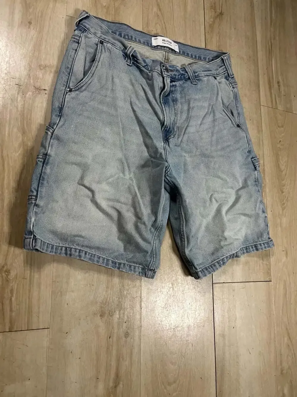 Hollister Baggy Denim Carpenter Shorts